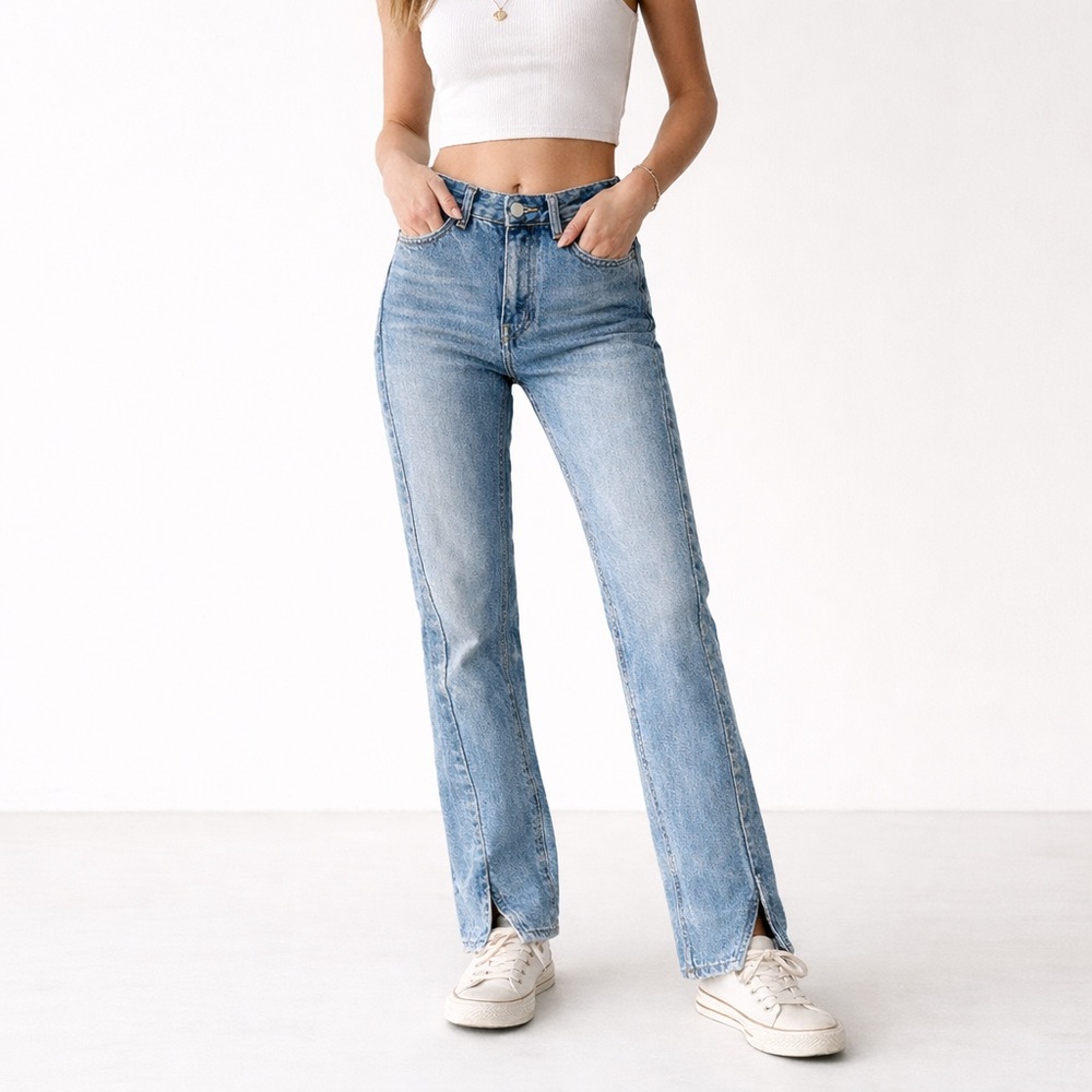 Redial Premium Denim High-Rise Straight Jean – Size 4